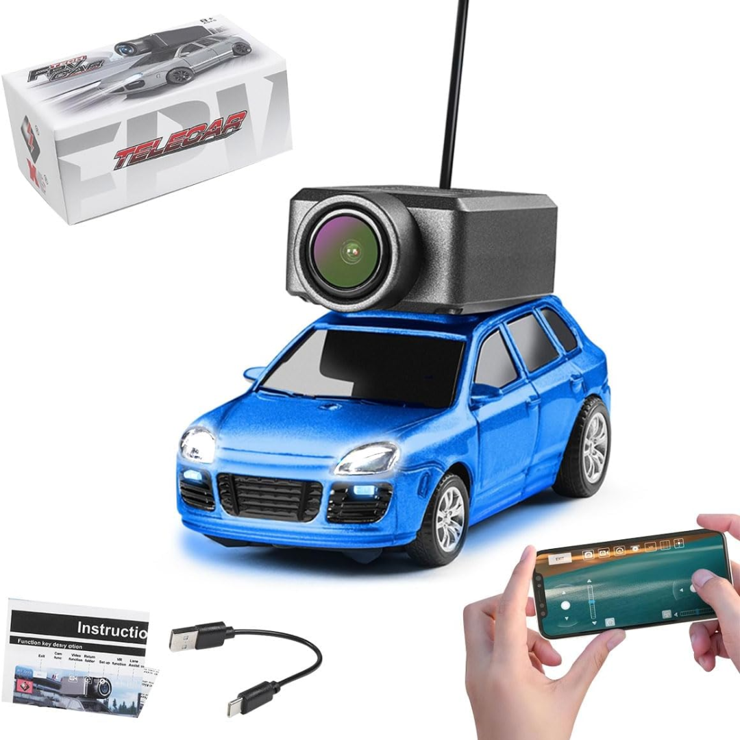 Coche teledirigido SpyCar Mini™ con transmisión de vídeo en tiempo real